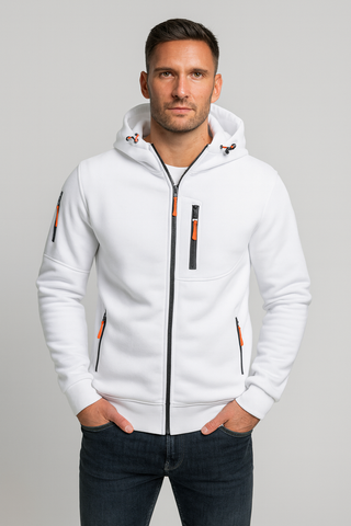 Herren Kapuzenjacke – Zip-Hoodie, Atmungsaktiv & Vielseitig
