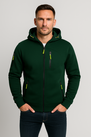 Herren Kapuzenjacke – Zip-Hoodie, Atmungsaktiv & Vielseitig
