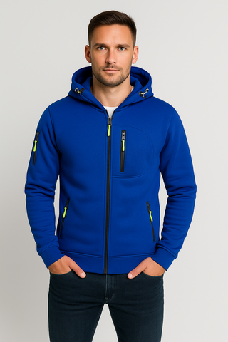 Herren Kapuzenjacke – Zip-Hoodie, Atmungsaktiv & Vielseitig