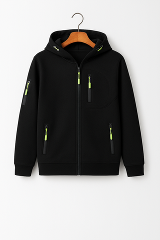 Herren Kapuzenjacke – Zip-Hoodie, Atmungsaktiv & Vielseitig