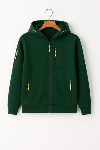 Herren Kapuzenjacke – Zip-Hoodie, Atmungsaktiv & Vielseitig