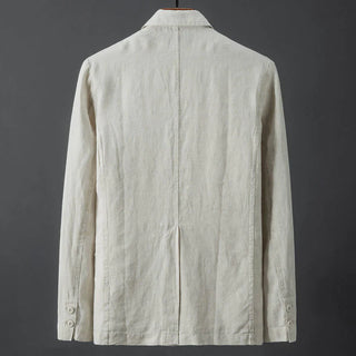 Herren-Leinenjacke – Maßgeschneiderte Mischung, Elegant & Bequem