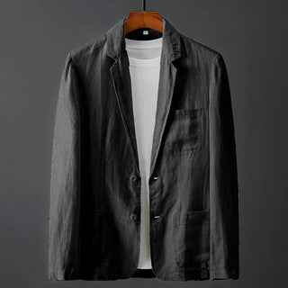 Herren-Leinenjacke – Maßgeschneiderte Mischung, Elegant & Bequem