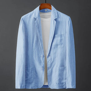 Herren-Leinenjacke – Maßgeschneiderte Mischung, Elegant & Bequem