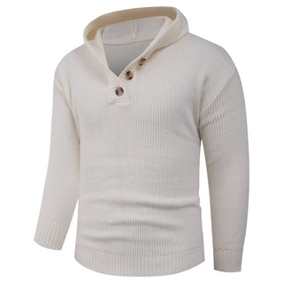 A stylish and comfortable men's pullover with a high collar, crafted from soft knit material, perfect for casual or semi-formal occasions. Its modern design 1