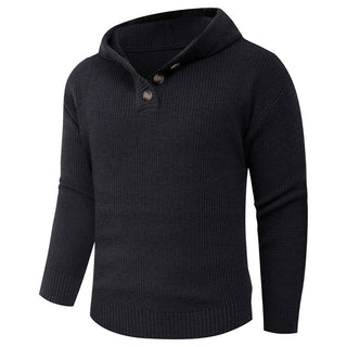 This stylish men's pullover features a high collar, made from soft, comfortable fabric, perfect for layering. Its modern design ensures a sleek look, making 4