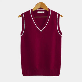 Herren-Strickweste – V-Ausschnitt, sportlich und modern