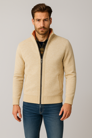 Herren Cardigan – Winter Style, Hochwertige Materialien, Elegant & Komfortabel