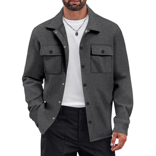 Stylish men's jacket featuring a modern design, crafted from high-quality fabric for versatility and elegance, suitable for various occasions. 0