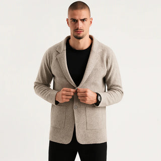 Herren Cardigan – Feinstrick, Warm & Raffiniert