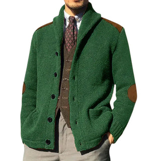 Herren Cardigan – Strick mit Sjaalkragen, Elegant & Bequem