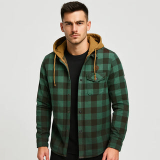 Herren Jacke – Kariertes Design, Lässig & Stilvoll
