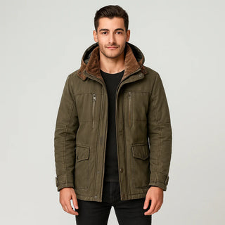 Herren Jacke – Mit Kapuze, Warm & Funktional