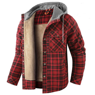 Herren Lumberjacke – Karodesign, Gemütlich & Funktional