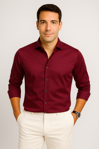 Herrenhemd – Leinenstil im Casual Look, leicht & modern