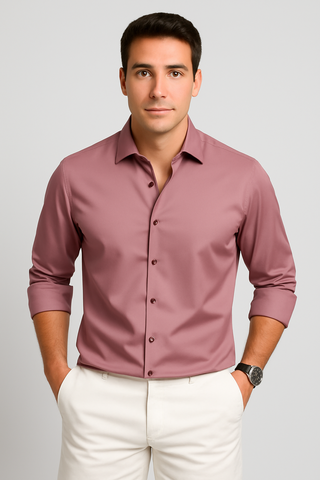 Herrenhemd – Leinenstil im Casual Look, leicht & modern