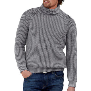 Herren Pullover – Feinstrick Rollkragen, Warm & Elegant