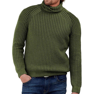 Herren Pullover – Feinstrick Rollkragen, Warm & Elegant