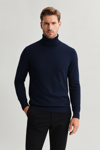 Herren Pullover – Kaschmir-Baumwollmischung, elegant und warm