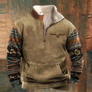 Herren Pullover – Zip-Design, Bequem & Vielseitig