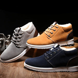 Herren Schuhe – Gefüttertes Design, Warm & Rutschfest