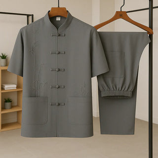 Herren Set – Seidenmischgewebe, Elegant & Atmungsaktiv