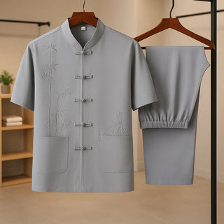 Herren Set – Seidenmischgewebe, Elegant & Atmungsaktiv