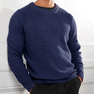 Herren Strickpullover – Baumwollmischung, Lässig & Komfortabel