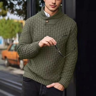 Herren Strickpullover – Strukturiertes Design, Modern & Bequem