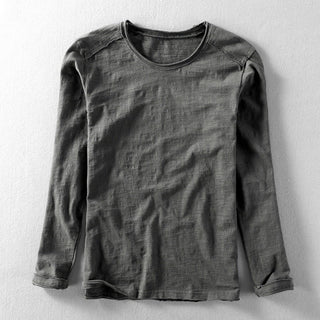 Herren Longsleeve – Vintage Look, Bequem & Vielseitig