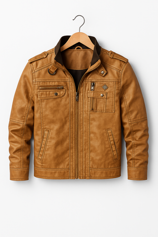 Herren Lederjacke – Vintage Look, Robust & Zeitlos