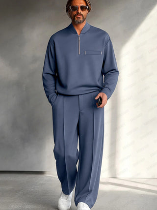 Herren Zweiteiler Set – Schlichter Stil, Bequem & Lässig