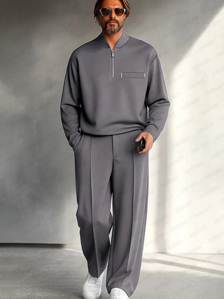 Herren Zweiteiler Set – Schlichter Stil, Bequem & Lässig