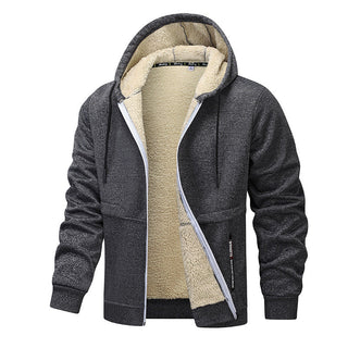 This men's fleece jacket features high thermal insulation, offering comfort and style, crafted from soft, durable fleece material perfect for outdoor activities or casual wear. 0