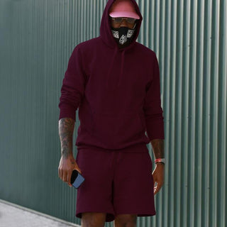 Herren Hoodie- und Shorts-Set – Sportlich, Bequem & Modern 4