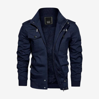 Herren Jacke – Wasserabweisender Baumwollmix, Leicht & Bequem