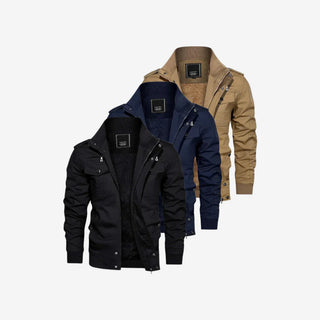 Herren Jacke – Wasserabweisender Baumwollmix, Leicht & Bequem
