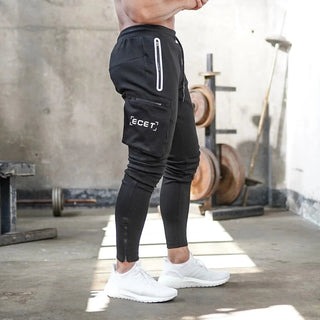 Stylish men's jogging pants made of soft, breathable fabric, featuring a sporty cut that offers comfort and versatility for various activities, perfect for casual outings or 3