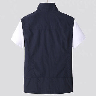 This men's lightweight and breathable knitted cardigan is perfect for outdoor activities, featuring a relaxed fit and a stylish, casual design made from soft, high-quality fabric 1