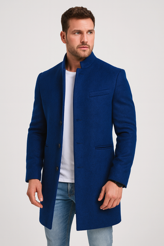 Herren Mantel – Stilvolle Wolle, klassisch und vielseitig