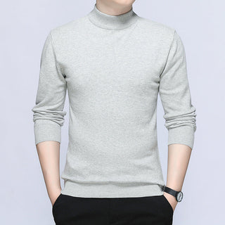 A stylish men's turtleneck sweater made from soft, comfortable fabric, featuring an elegant design that's perfect for both casual and formal occasions. 0