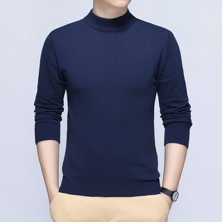 Stylish and comfortable men's turtleneck sweater made from soft, high-quality fabric, featuring a classic design perfect for elegant occasions or casual wear. 1