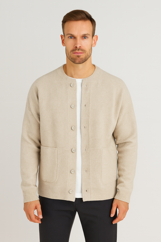 Herren Strickjacke – Klassischer Cardigan, Komfortabel & Atemberaubend