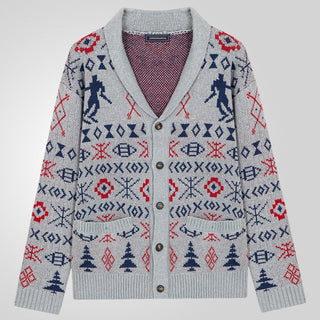 Herren Strickjacke – Norweger-Muster, Bequem & Stilvoll 2