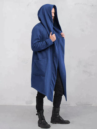 A stylish women's cardigan featuring a hooded design, made from breathable fabric, perfect for layering. Its elegant silhouette makes it suitable for both casual and dress 5