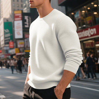 Herren Sweatshirt – Strukturiertes Design, Bequem & Lässig 2