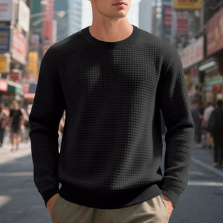 Herren Sweatshirt – Strukturiertes Design, Bequem & Lässig 3