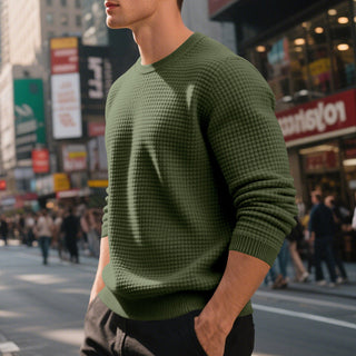 Herren Sweatshirt – Strukturiertes Design, Bequem & Lässig 7