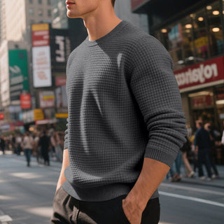 Herren Sweatshirt – Strukturiertes Design, Bequem & Lässig 9