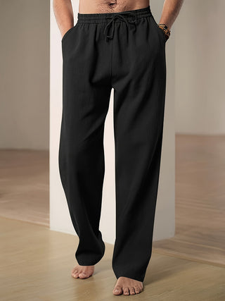 Men's casual chinos made from breathable fabric, featuring a sleek and elegant design, perfect for versatile styling in both relaxed and semi-formal settings. 1